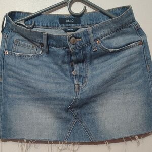 Aero Denim Mini Skirt